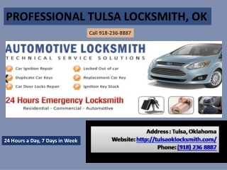Tulsa, Oklahoma Locksmith