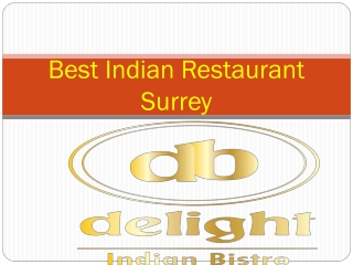 Best Indian Restaurant Surrey
