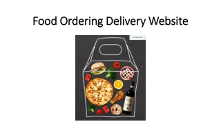 Food Ordering Delivery Website