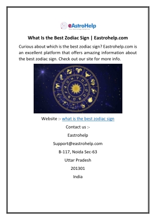 What Is the Best Zodiac Sign  Eastrohelp.com-converted