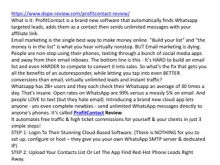 ProfitContact Review