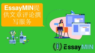 EssayMIN提 供⽂章评论撰 写服务