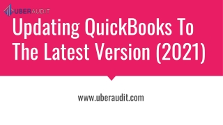 How to update Quickbooks