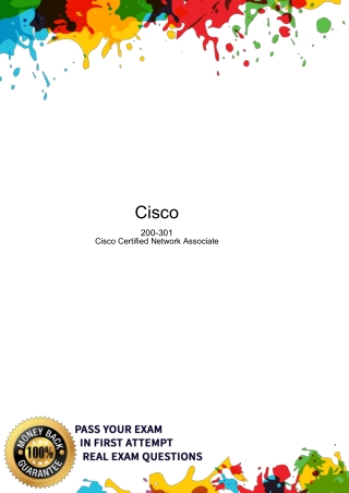 Cisco 200-301 dumps  PDF -  100% passing Guarantee