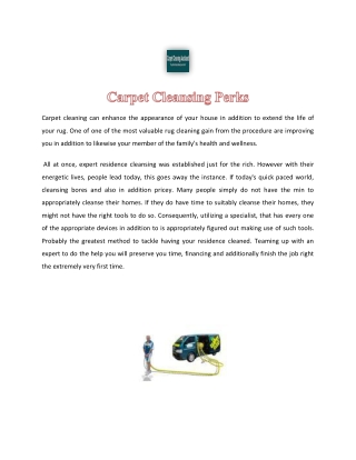 Carpet Cleaning