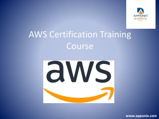 AWS Certification Training Course