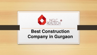 Responsibilities of Best Construction Company in Gurgaon