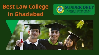 Law Programs in the llb college in Ghaziabad