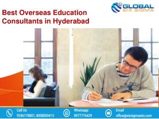 Best Overseas Education Consultants in Hyderabad | Global Six Sigma