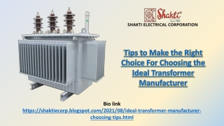Tips to Make Right Choice For Choosing Ideal Transformer Manufacturer