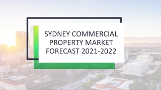 Sydney Commercial Property Market Forecast 2021-2022