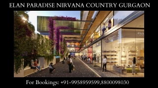 Elan Paradise Lower Ground  Shops Price,  Elan Paradise Lower Ground Shops Ren