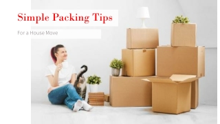 Simple Packing Tips For a House Move