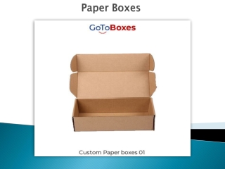 Paper Packaging Boxes