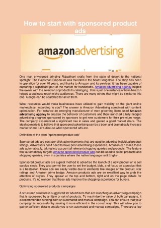 Best Amazon Advertising Agency In India