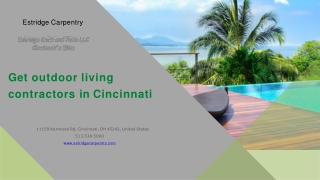 Know Outdoor Living Contractors Near You in Cincinnati