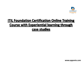 ITIL  Certification