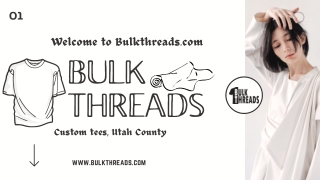 Custom t-shirts Utah  Bulk Threads Wholesale tees