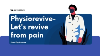 Let's revive from pain