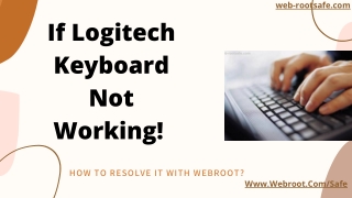 Fix - If Logitech Keyboard Not Working