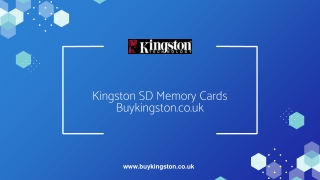 Kingston SD Memory Cards - Buykingston.co.uk