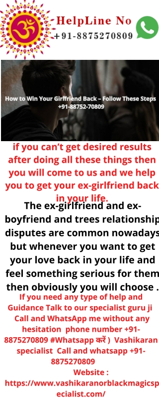 Get lost love back by Vashikaran - Pandit K.K. Sharma