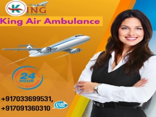 Pick Splendid Air Ambulance in Kolkata at Economical Cost by King
