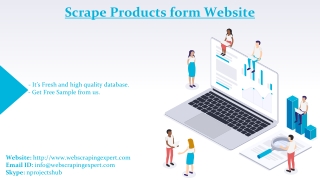 Scrape Products form Website