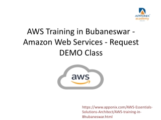 AWS Training in Bubaneswar - Amazon Web Services - Request DEMO Class