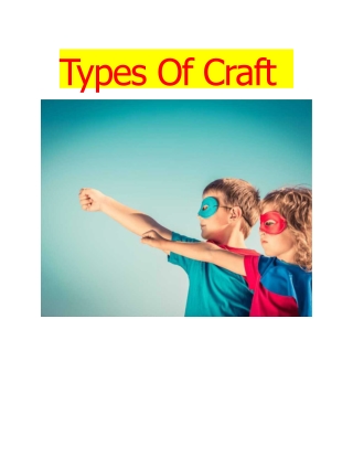 Types Of Craft