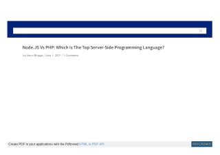 Node.JS Vs PHP: Which Is The Top Server-Side Programming Language?