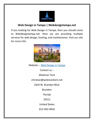 Web Design in Tampa Webdesigntampa.net (1)