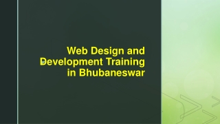 Web Design and Development Training in Bhubaneswar