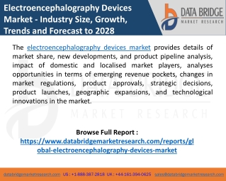 Electroencephalography Devices Market Comprehensive Analysis