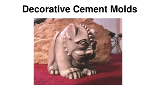 decorative cement molds