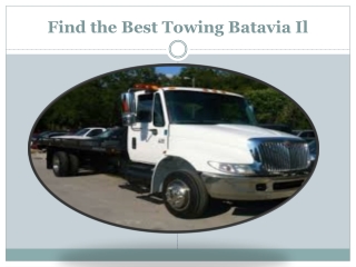 Find the Best Towing Batavia Il