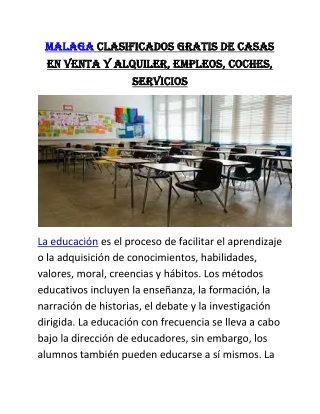 Malaga.CLASSES