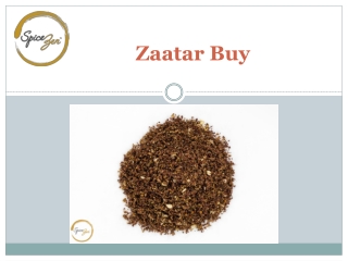Zaatar Buy