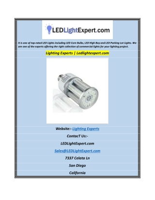 Lighting Experts  Ledlightexpert.com