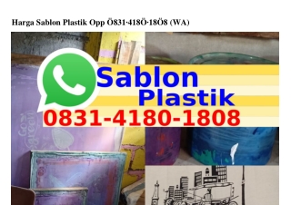 Harga Sablon Plastik Opp O8Зl•Կl8O•l8O8(WA)