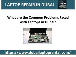 What are the Common Problems Faced with Laptops in Dubai?
