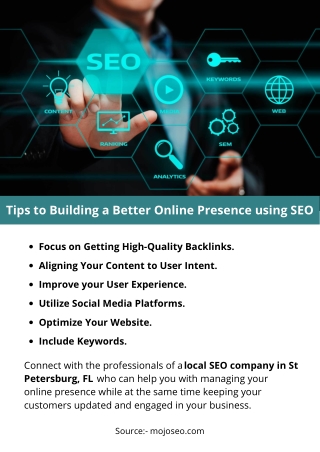 Tips to Building a Better Online Presence using SEO