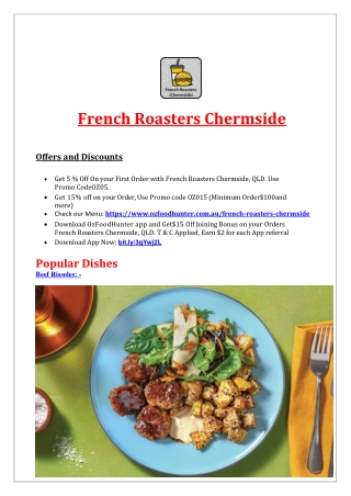 5% Off - French Roasters Burger Chermside Takeaway, QLD