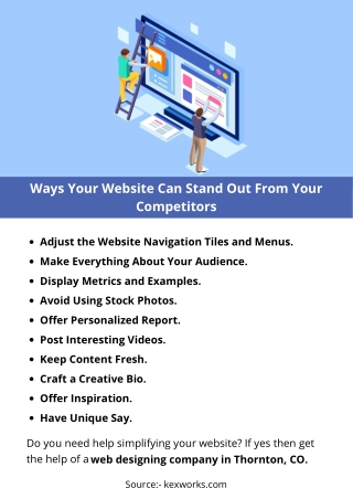 Ways Your Website Can Stand Out From Your Competitors