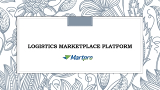 Logistics Marketplace Platform