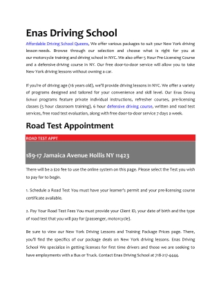 Best Driving Classes Near Me
