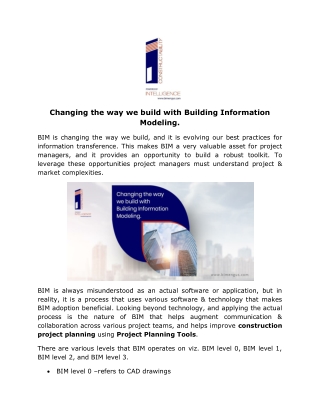 Changing the way we build with Building Information Modeling.-converted