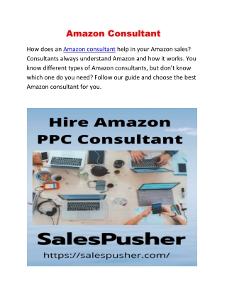 AMazon Consultant