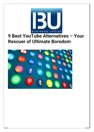 9 Best YouTube Alternatives – Your Rescuer of Ultimate Boredom