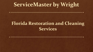 Best Restorations Company in Florida | ServiceMaster by Wright